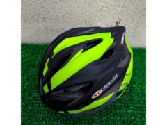 【L/XL】OGK kabuto Steair サイクリングヘルメット ブラック×グレー×グリーン ※JCFステッカー有り