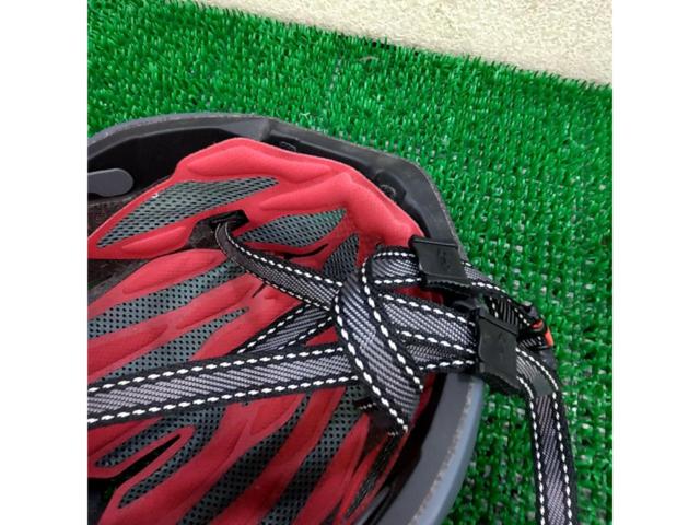 【L/XL】OGK kabuto Steair サイクリングヘルメット ブラック×グレー×グリーン ※JCFステッカー有り