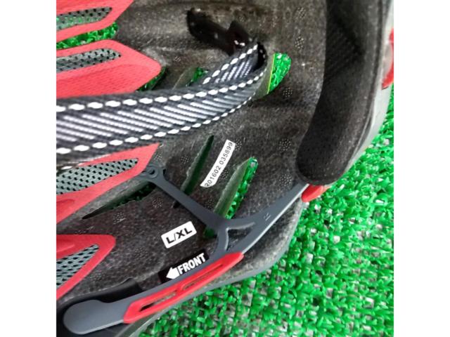 【L/XL】OGK kabuto Steair サイクリングヘルメット ブラック×グレー×グリーン ※JCFステッカー有り
