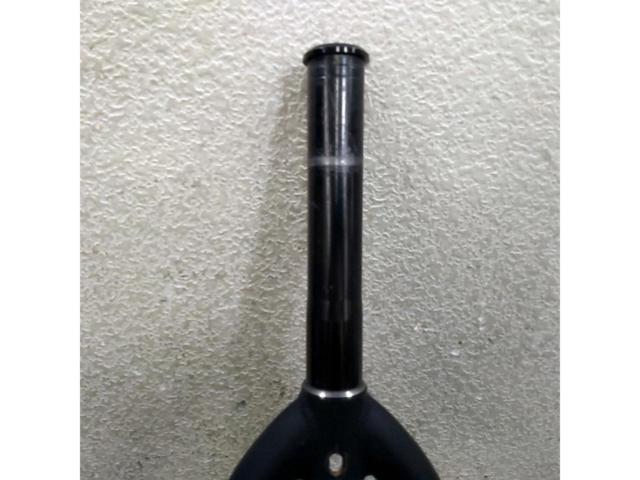 コラム長160mm/エンド幅100mm/対応16インチ メーカー不明 BMX用フロントフォーク ブラック