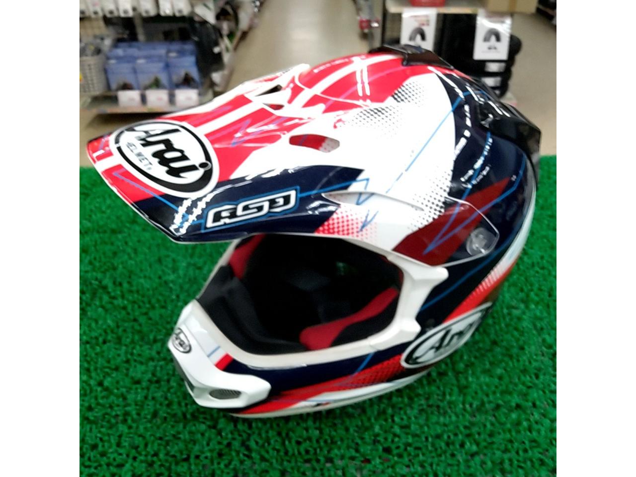 【Arai】VX-4SPL リゾリュート赤 オフロードヘルメット サイズL 59-60cm
