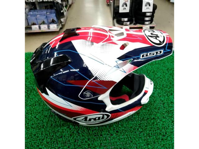 【Arai】VX-4SPL リゾリュート赤 オフロードヘルメット サイズL 59-60cm