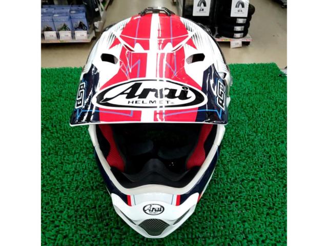 【Arai】VX-4SPL リゾリュート赤 オフロードヘルメット サイズL 59-60cm