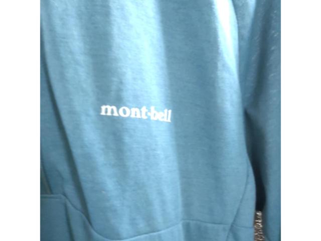 【MONT-BELL】 長袖サイクリングジャージ ブルー