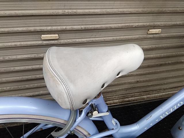 ASAHI CYCLE MEZZO PIANO 22インチシングルギアキッズ自転車 パープル