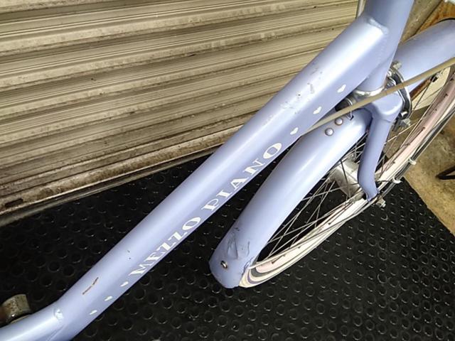ASAHI CYCLE MEZZO PIANO 22インチシングルギアキッズ自転車 パープル
