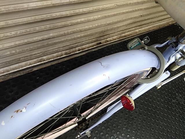 ASAHI CYCLE MEZZO PIANO 22インチシングルギアキッズ自転車 パープル