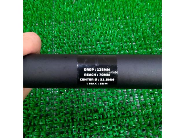 【BBB】AL 6061 T6 ドロップハンドル  DROP125MM/REACH70MM/CENTERΦ31.8MM/tMAX5NM