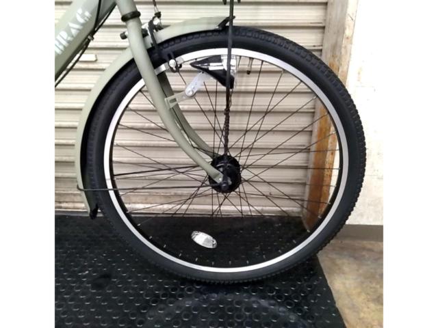 SAIMOTO WISLEY BRAG 26×1.95インチ 外装6段変速 シティサイクル カーキ