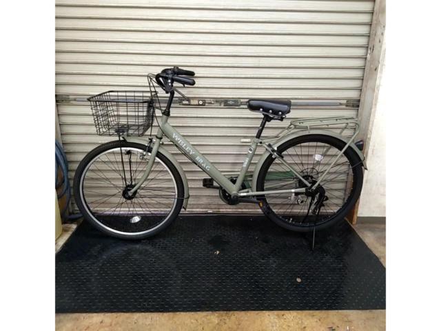 SAIMOTO WISLEY BRAG 26×1.95インチ 外装6段変速 シティサイクル カーキ
