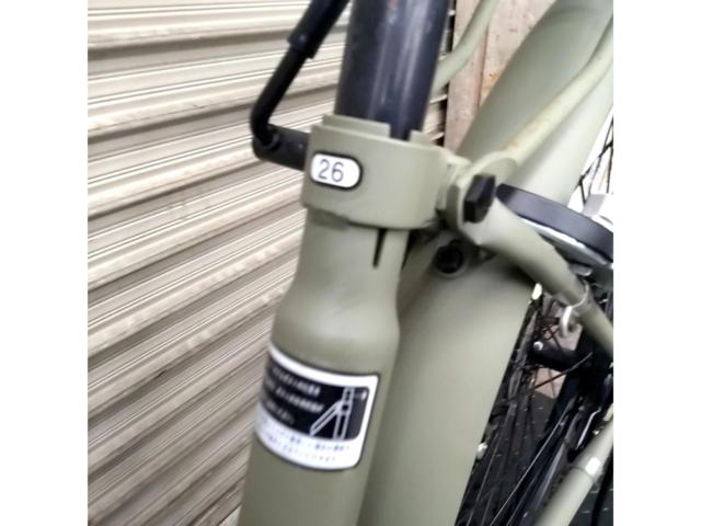 SAIMOTO WISLEY BRAG 26×1.95インチ 外装6段変速 シティサイクル カーキ