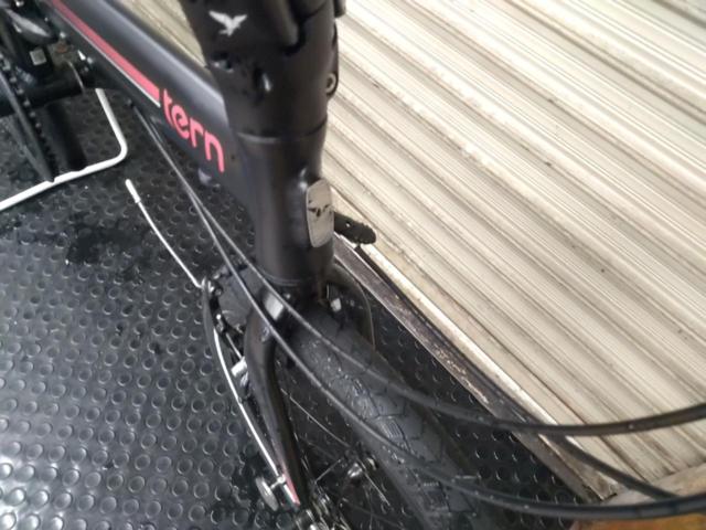 【わけあり現状販売】tern LINK C8 20x2.00インチ 外装8段変速折りたたみ自転車 ブラック