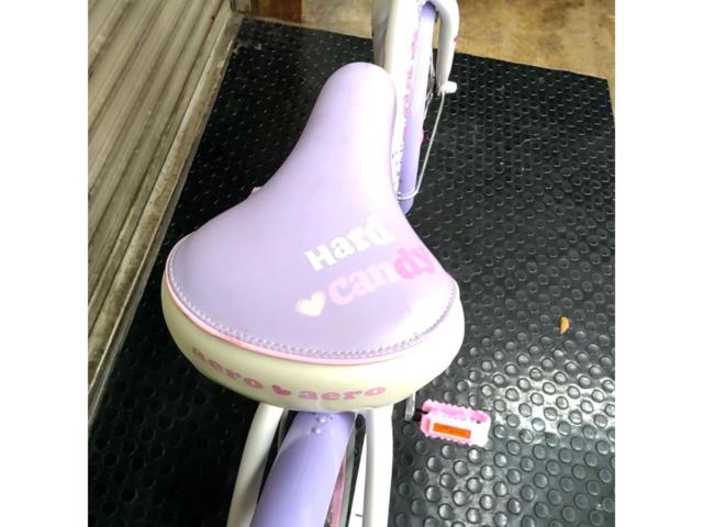 【玉越】HARD CANDY 18インチ シングルギア キッズサイクル パープル