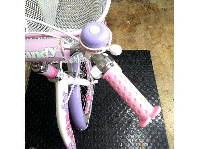 【玉越】HARD CANDY 18インチ シングルギア キッズサイクル パープル