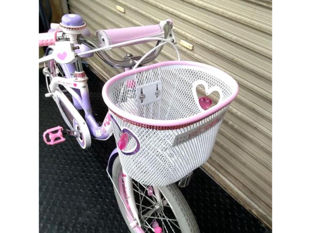 【玉越】HARD CANDY 18インチ シングルギア キッズサイクル パープル
