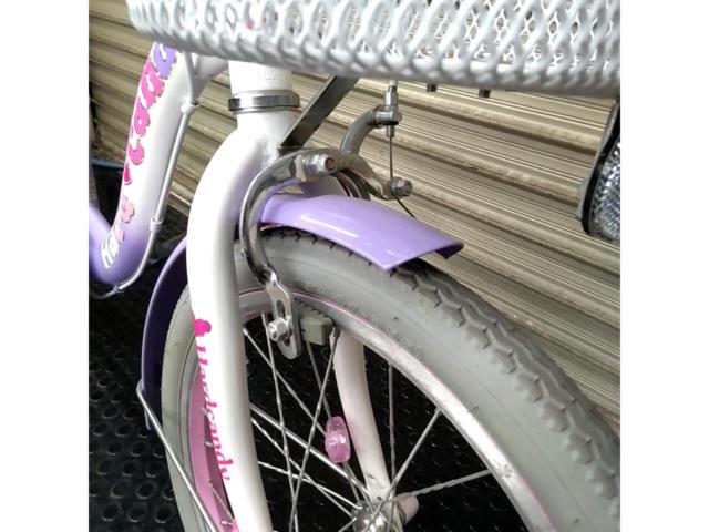 【玉越】HARD CANDY 18インチ シングルギア キッズサイクル パープル