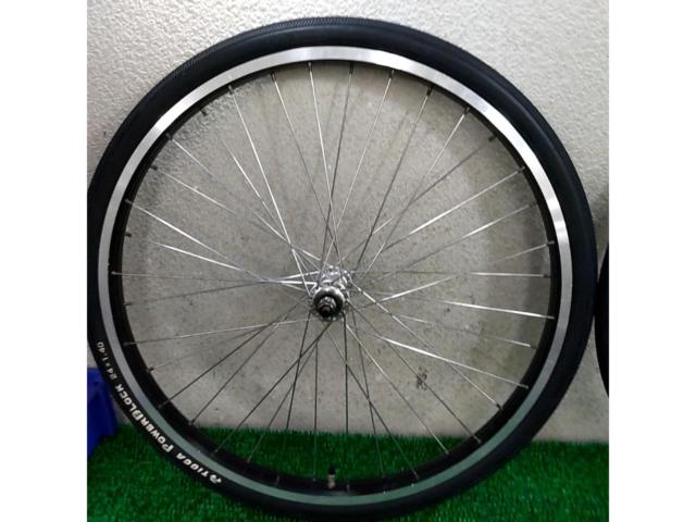 【メーカー不明】24インチ BMX用 アルミ前後ホイール