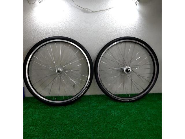 【メーカー不明】24インチ BMX用 アルミ前後ホイール