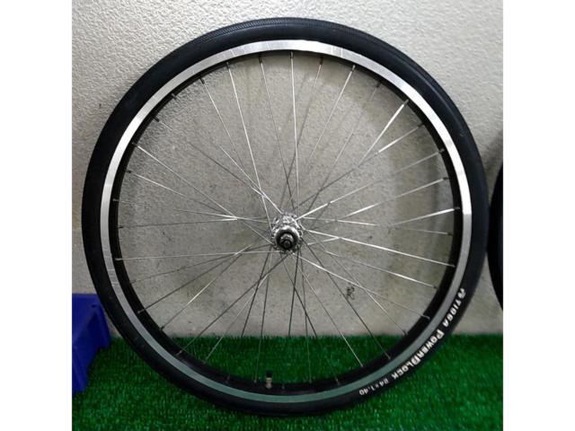 【メーカー不明】24インチ BMX用 アルミ前後ホイール