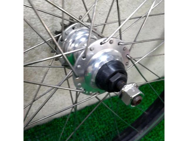 【メーカー不明】24インチ BMX用 アルミ前後ホイール