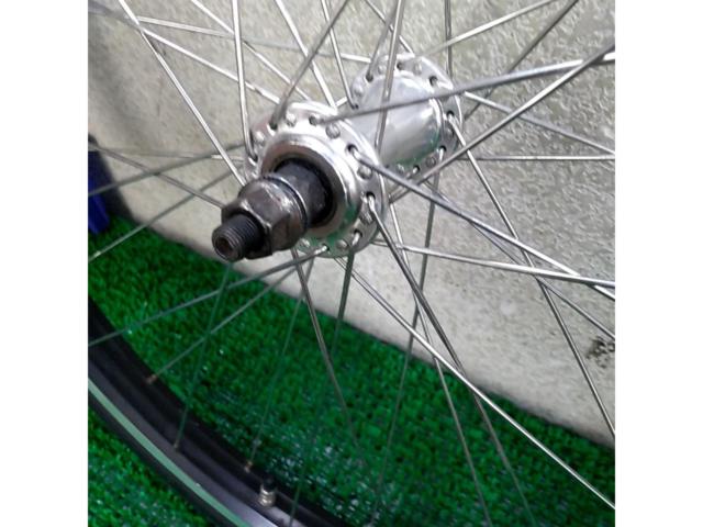 【メーカー不明】24インチ BMX用 アルミ前後ホイール