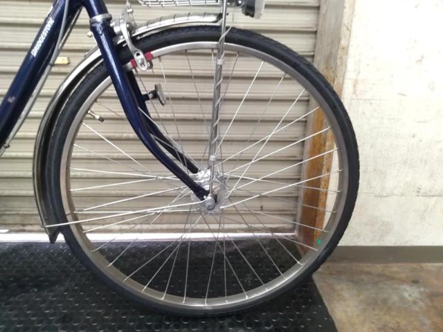 BRIDGESTONE PU63T1 プロムナード26×1-3/8インチ内装3段変速シティサイクル ネイビー