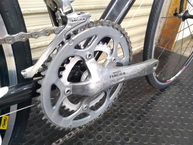 【わけあり現状販売】BRIDGESTONE SRA148 ANCHOR RA1000 年式不明 700×25C/2×9S アルミフレームロードバイク ※スプロケット10速です