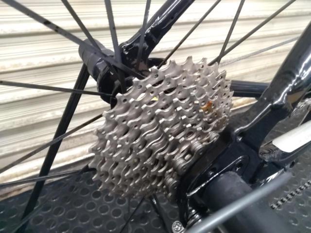 【わけあり現状販売】BRIDGESTONE SRA148 ANCHOR RA1000 年式不明 700×25C/2×9S アルミフレームロードバイク ※スプロケット10速です