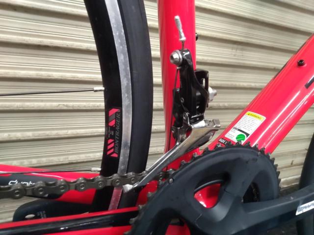 TREK EMONDA SL5 2017年くらい?? 105/5800組み 700×25C/2×11S カーボンフレームロードバイク レッド メーカーサイズ52cm