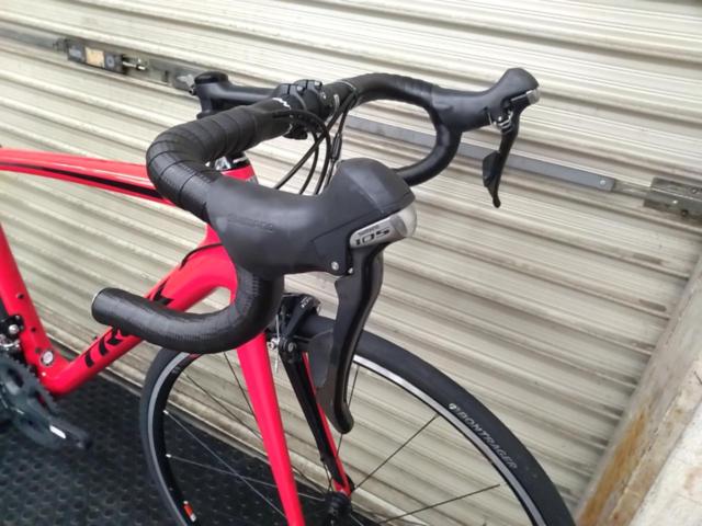 TREK EMONDA SL5 2017年くらい?? 105/5800組み 700×25C/2×11S カーボンフレームロードバイク レッド メーカーサイズ52cm