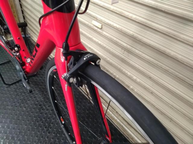 TREK EMONDA SL5 2017年くらい?? 105/5800組み 700×25C/2×11S カーボンフレームロードバイク レッド メーカーサイズ52cm