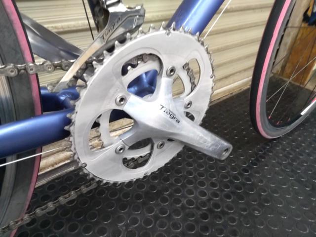 【わけあり現状販売】KhodaaBloom RAIL TIAGRA モデル年式不明 700×28C 2×10S アルミクロスバイクフレームロードバイクカスタム  サイズ:440 ブルー