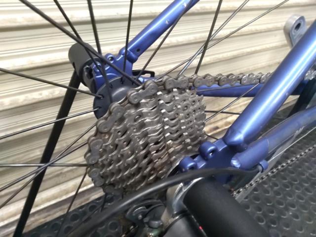【わけあり現状販売】KhodaaBloom RAIL TIAGRA モデル年式不明 700×28C 2×10S アルミクロスバイクフレームロードバイクカスタム  サイズ:440 ブルー
