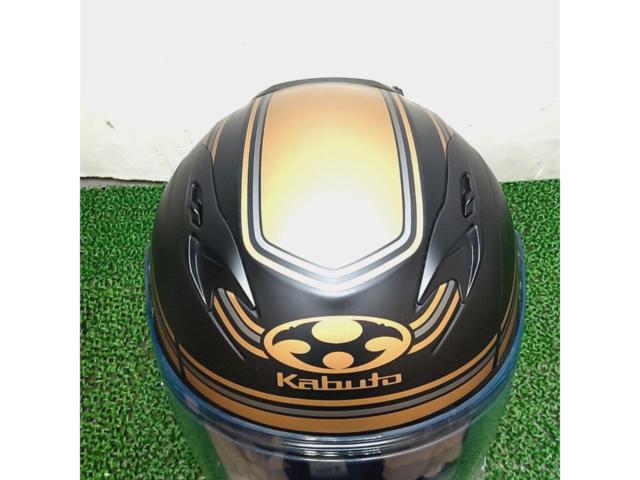 サイズ:L KABUTO KAMUI-3 フラットブラックゴールド