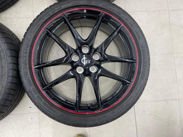 トヨタ純正(TOYOTA)  マークXG’s 130系ホイール  + BRIDGESTONE(ブリヂストン) TURANZA T005