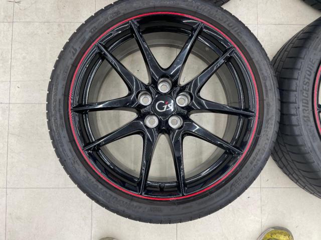 トヨタ純正(TOYOTA)  マークXG’s 130系ホイール  + BRIDGESTONE(ブリヂストン) TURANZA T005