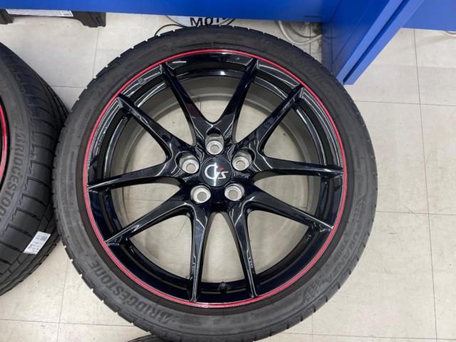 トヨタ純正(TOYOTA)  マークXG’s 130系ホイール  + BRIDGESTONE(ブリヂストン) TURANZA T005