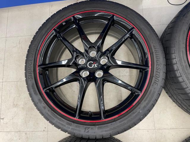 トヨタ純正(TOYOTA)  マークXG’s 130系ホイール  + BRIDGESTONE(ブリヂストン) TURANZA T005