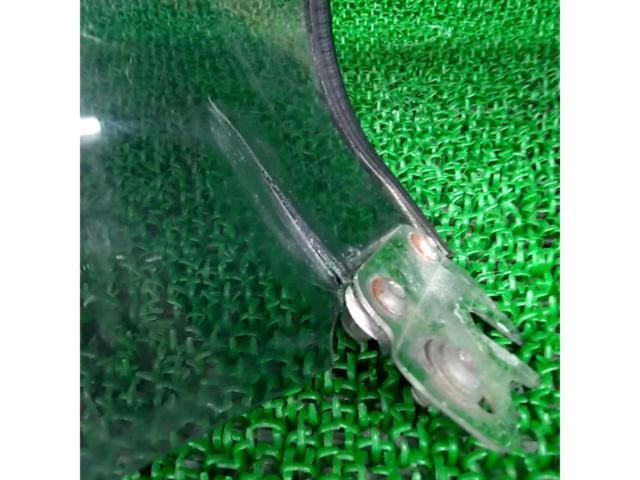 ※左取付部割れあり メーターバイザー / ウインドスクリーン スモーク