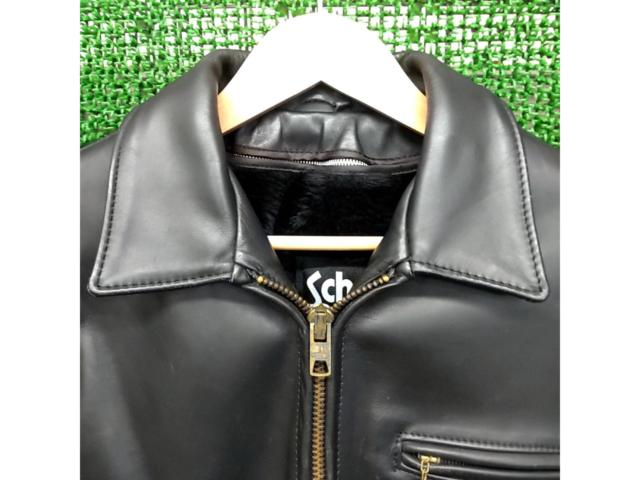 【Schott】シングルライダースジャケット サイズ:38