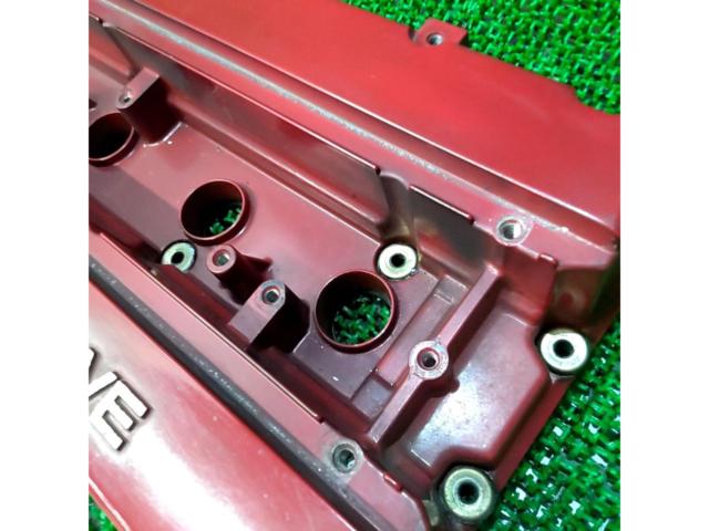 【三菱純正】ランサーエボリューション5 純正 タペットカバー(赤)