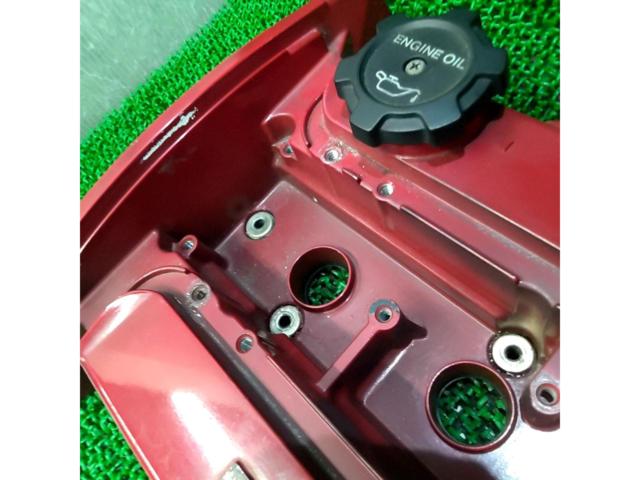 【三菱純正】ランサーエボリューション5 純正 タペットカバー(赤)