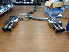 HKS Super Turbo Muffler W-Tail WRX STI/S4