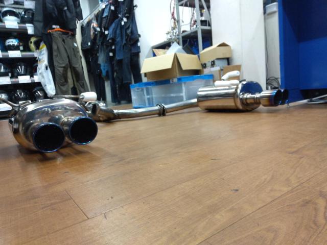 HKS Super Turbo Muffler W-Tail WRX STI/S4