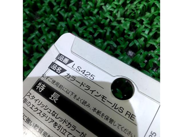 カーメイト LS425 カラードラインモールS レッド