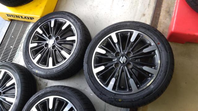 SUZUKI スペーシアカスタム/MK53S 純正ホイール + KENDA KR203 165/55R15 75V