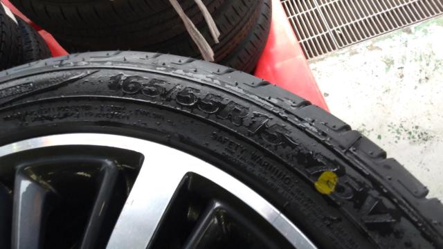 SUZUKI スペーシアカスタム/MK53S 純正ホイール + KENDA KR203 165/55R15 75V