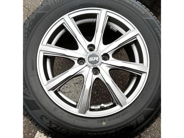 SR 8本スポークホイール+BRIDGESTONE BLIZZAK VRX3