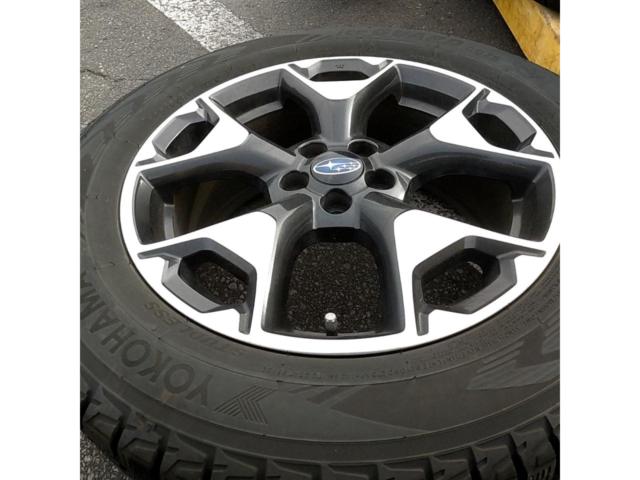 スバルXV 純正 アルミホイール+YOKOHAMA  ICEGUARD  IG075