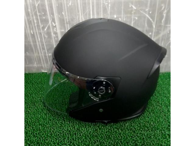 【サイズ:M(57-58cm)】HAYABUSA ジェットヘルメット マットブラック